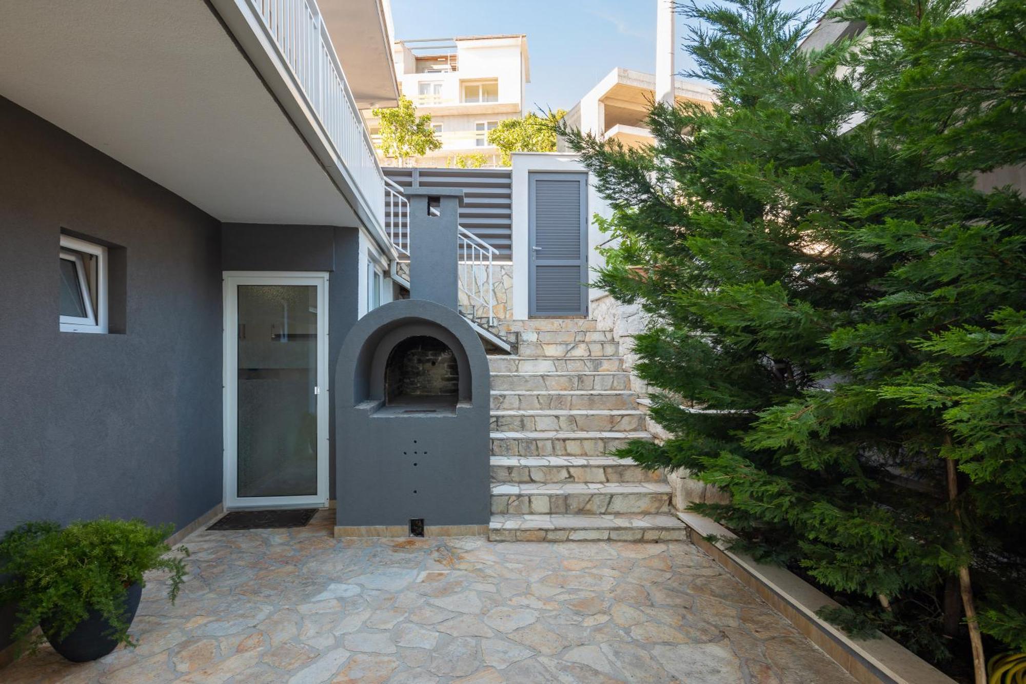 Luxury Seafront Villa With Heated Pool, Jacuzzi, Sea View, 150 M From Beach Stanici Luaran gambar