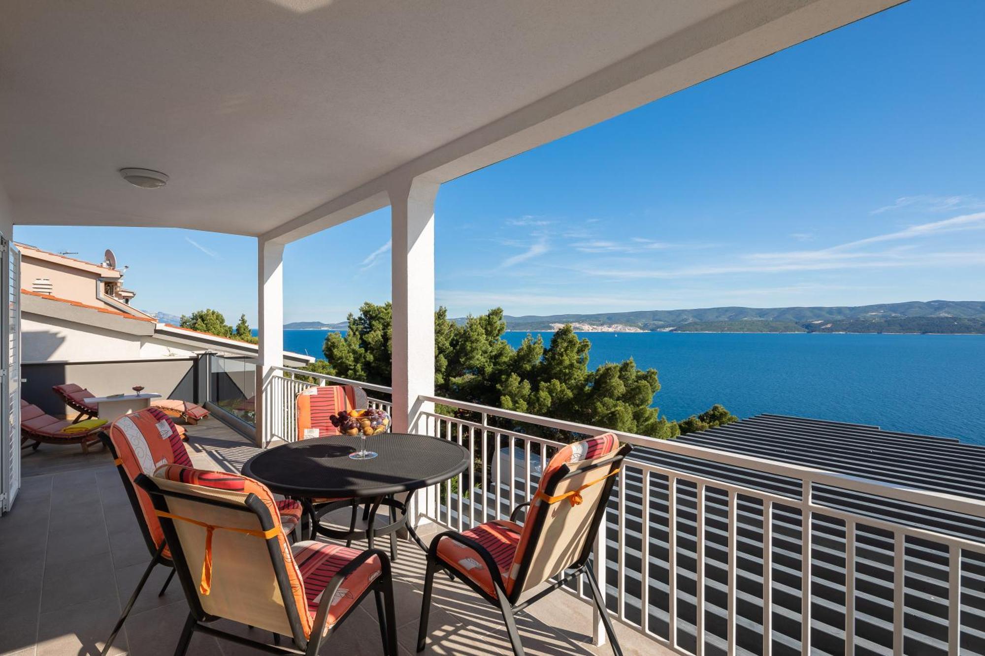 Luxury Seafront Villa With Heated Pool, Jacuzzi, Sea View, 150 M From Beach Stanici Luaran gambar